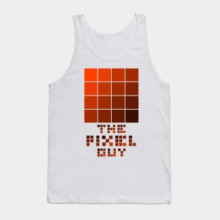 the pixel guy design for the pixel lover - green Tank Top